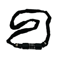 JetBlack Chain Combo Lock 3.5 x 900mm 4-Digit Reset
