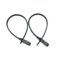 JetBlack Zip Tie Combo Lock Pair 530mm 3-Digit Reset