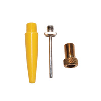 Weldtite Football, Airbed & Cycle Pump Adaptors (Set of 3)