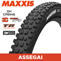 Maxxis Assegai 27.5 x 2.50 3C MaxxGrip DH TR E50 Folding eMTB Tyre