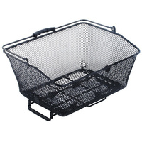 QBP Rear Quick Release Steel Basket  - Size: 41 x 33 x 25 cm
