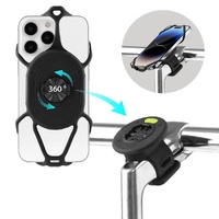 BONE Bike Tie Connect Kit 2 - For Stem Garmin Mount - Fits Smartphone 4.7 - 7.2 inch - Black