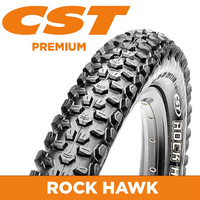 CST Tyre Rockhawk C1844 - 29 x 2.4 - 27 tpi Wirebead - Black