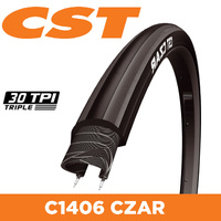 CST Tyre CZAR C1406 - 700 x 28 Road Training Wire bead 27 TPI - Black