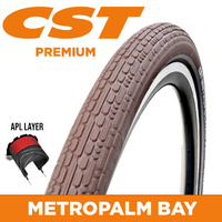 CST Tyre Metro Palmbay C1779 - 700 x 40 Hybrid - 0.7mm Apl Layer W/Ref Strip - Dark Brown
