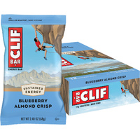 Clif Bar Energy Bar — Blueberry Almond Crisp — Box of 12 × 68 g