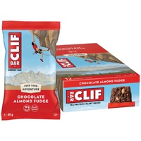 Clif Bar Energy Bar — Chocolate Almond Fudge — Box of 12 × 68 g