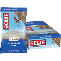 Clif Bar Energy Bar — Chocolate Chip — Box of 12 × 68 g