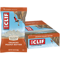 Clif Nut Butter Bar — Crunchy Peanut Butter — Box of 12 × 50 g