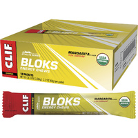 Clif Bloks Energy Chews — Margarita (150 mg Sodium) — Box of 18 × 60 g