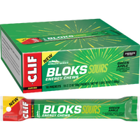 Clif Bloks Sour Green Apple Energy Chews