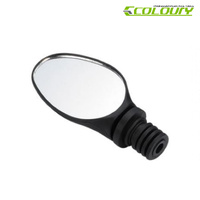 COLOURY Mirror Handlebar End - 2 Inch Oval - Fits 19 - 22M Handlebar