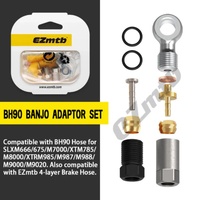 EZmtb Shimano BH90 Banjo Fitting Kit for 2.1mm ID Brake Hose