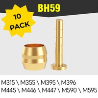EZmtb Shimano BH59 Brass Olive & Insert – 10 Pack