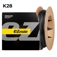 EZmtb K28 4-Layer Kevlar Hydraulic Brake Hose 30m Workshop Spool Black