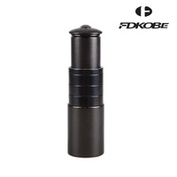 FD KOBE Riser for ahead stem inc spacers - Black for 1 1/8 steerer tube