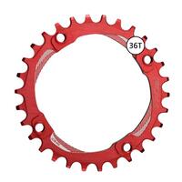 Funn NARROW-WIDE CHAINRING RED 36T 104mm