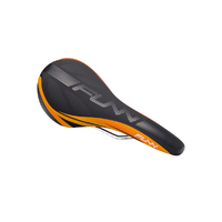 FUNN Saddle - Adlib - 128mm Wide - 281mm Long - Black/ Orange