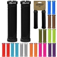 FUNN Hilt Lock-On MTB Grips – 30mm Diameter, 130mm, Grey