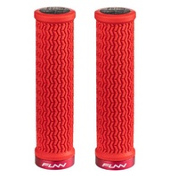 FUNN Grips - Holeshot - One Sided Lock - Triple Fin - 30.5mm - Red