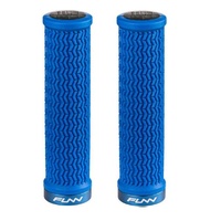 FUNN Grips - Holeshot - One Sided Lock - Triple Fin - 30.5mm - Blue