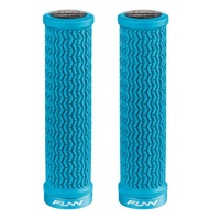 FUNN Grips - Holeshot - One Sided Lock - Triple Fin - 30.5mm - Turquoise