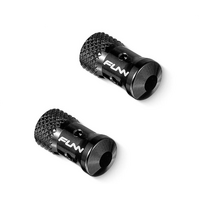 FUNN FastAir Tubeless Valve Replacement Caps Pair - Black