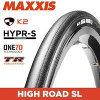 MAXXIS High Road Super light - 700 X 25C - HYPR-S K2  Fold Carbon Bead 170TPI - TR Hookless Rim Compatible
