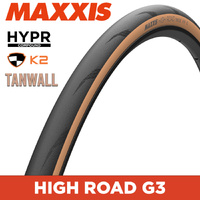 Maxxis High Road 700 x 28C HYPR K2 Tanwall Folding Road Tyre