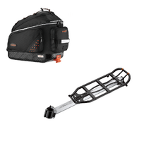 IBERA Pannier Rack & Bag Combo Set - Ibra11/Ibba11 - 17L
