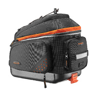 IBERA Pannier Bag - Pak Rak Expandable Clip-On Bag With Fold Down Panniers