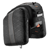 IBERA Pannier Bag - Pak Rak Multi - Mount Expandable Commuter Bag - 21L - (Fits Any Rack)