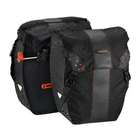 IBERA Pannier Bag - Pak Rak With Quick Clip-On System - 15L Carry Limit 9Kg - Sold As One