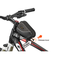 IBERA Top Tube Bag & Bracket - 17x6x10cm - 0.5L