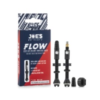 Joe's No Flats FLOW High Air Volume Tubeless Valves 45mm Presta Pair