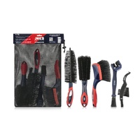 Joe's No Flats Premium Bike Cleaning Brush Kit 5 Piece with Storage Bag