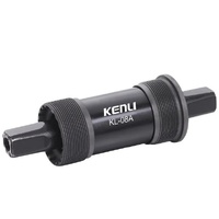 KENLI Cartridge BB - Steel Cup Tube - Steel Axle - BC 1.37x24T Thread - 68mm Shell - 127.5mm Axle