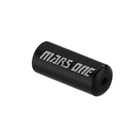 MARS ONE Alloy End Caps Ferrules - 4mm - Black - 100Pc Bottle