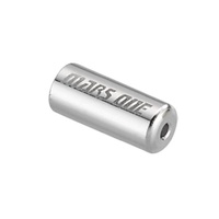 MARS ONE Alloy End Caps Ferrules - 5mm - Silver - 100Pc Bottle