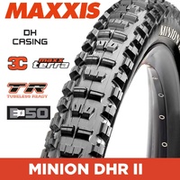 MAXXIS Minion DHRII- 29 X 2.40 - E-50 eBike Folding TR 60x2 - DH 3C MaxxTerra - Black