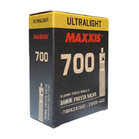 Maxxis Ultralight Tube 700 x 23-32C Presta 80 mm Removable Core