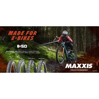 MAXXIS Corflute Sign - 92cm x 43cm - Made For E-Bikes
