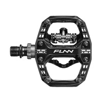 FUNN Clast Clip-In / Flat Pedals – Single-Sided SPD, Die-Cast Alloy