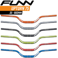 FUNN Upturn High-Rise MTB Handlebar – 35mm Clamp, 800mm, 75mm Rise