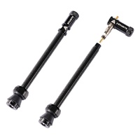 Granite Juicy Nipple 80mm Tubeless Presta Valve Stems with Core Remover Caps, Pair