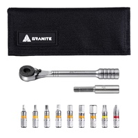 Granite Rocknroll Mini Ratchet Tool Kit, 9 Bits