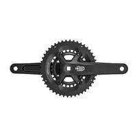 Microshift Sword Black 2x9 Wide Square Taper Gravel Crankset 172.5mm