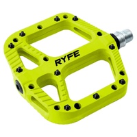 RYFE Pedals - SASQUATCH - S/Bearing - Nylon Comp Body - WASABI Mustard
