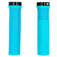QBP Grip Mtb Lock On Single - 130mm - Sky Blue