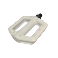 QBP Nylon Pedals 1/2 Inch White